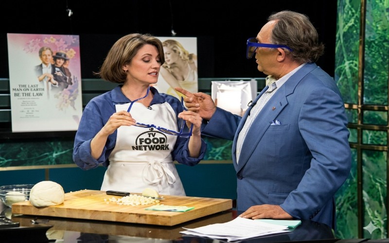 Robin Leach Talking Food show still