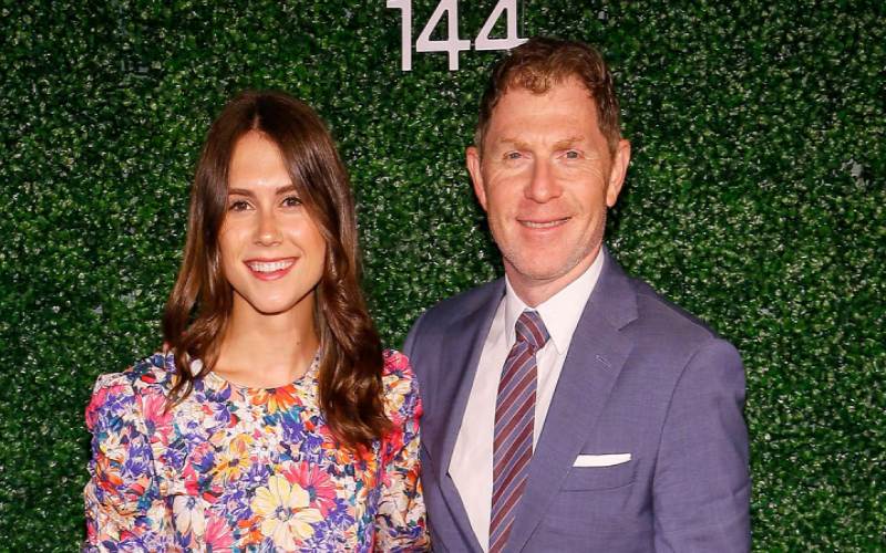 Bobby Flay with Sophie Flay childhood photo