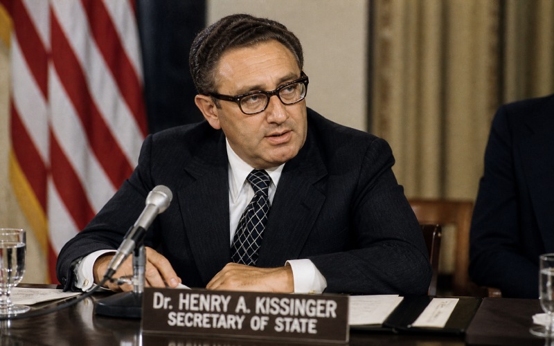 Henry Kissinger during diplomatic era