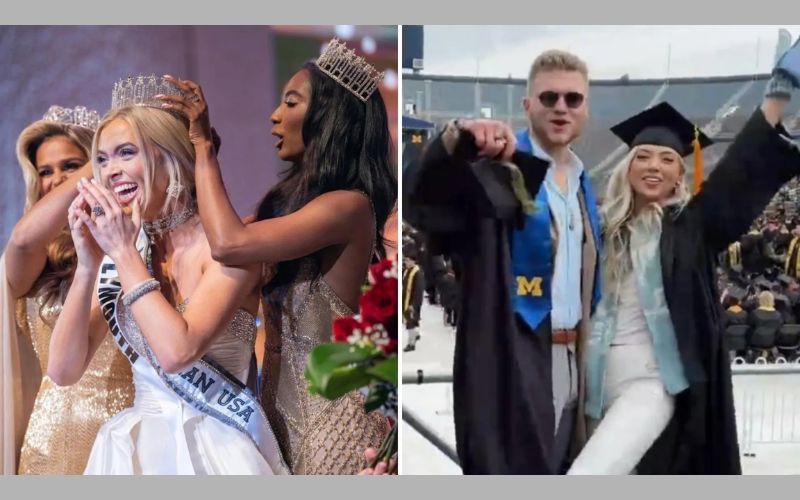 Miss Michigan Family photo or NFL game day support