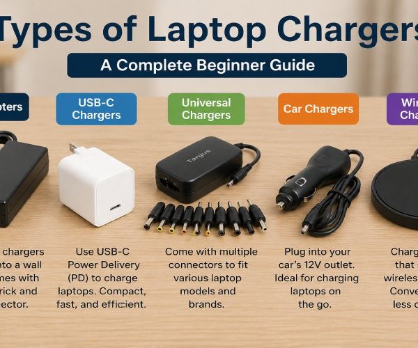 Types of Laptop Chargers Explained: A Complete Beginner Guide