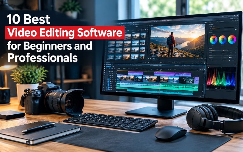10 Best Video Editing Software for Beginners and Professionals
